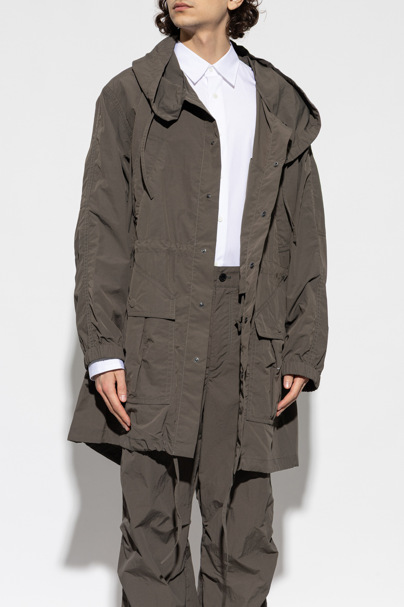 Brown 'Voxer' coat Dries Van Noten - Vitkac Northern Ireland